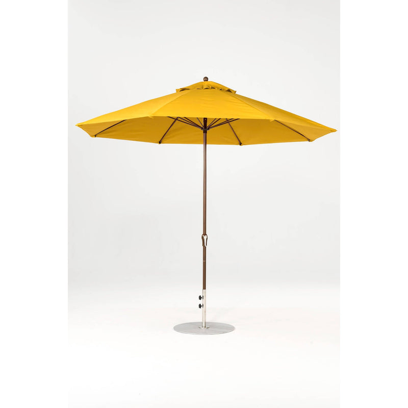 11 Ft Octagonal Frankford Patio Umbrella- Crank Lift- Matte Bronze Frame