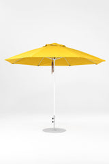 11 Ft Octagonal Frankford Patio Umbrella- Pulley Lift- Matte White Frame