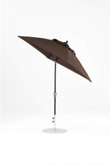 6.5 Ft Frankford Square Patio Umbrella- Crank Auto-Tilt- Matte Black Frame