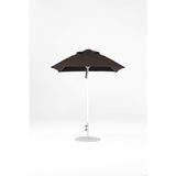 6.5 Ft Square Frankford Patio Umbrella- Pulley Lift- Matte White Frame