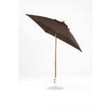 7.5 Ft Frankford Square Patio Umbrella- Crank Auto-Tilt- Matte Bronze Frame