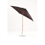 7.5 Ft Frankford Square Patio Umbrella- Crank Auto-Tilt- Wood Grain Frame
