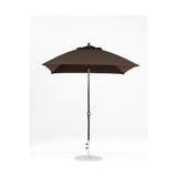 7.5 Ft Square Frankford Patio Umbrella- Crank Lift- Matte Black Frame