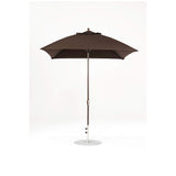 7.5 Ft Square Frankford Patio Umbrella- Crank Lift- Matte Bronze Frame