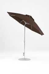 9 Ft Octagonal Frankford Patio Umbrella- Crank Auto-Tilt- Matte Silver Frame