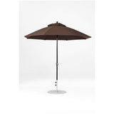 9 Ft Octagonal Frankford Patio Umbrella- Crank Lift- Matte Black Frame
