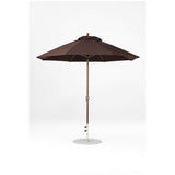 9 Ft Octagonal Frankford Patio Umbrella- Crank Lift- Matte Bronze Frame