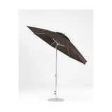 11 Ft Octagonal Frankford Patio Umbrella- Crank Auto-Tilt- Polished Silver Anodized Frame