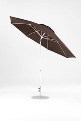 11 Ft Octagonal Frankford Patio Umbrella- Crank Auto-Tilt- Matte White Frame