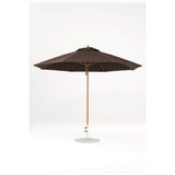 11 Ft Octagonal Frankford Patio Umbrella- Pulley Lift- Wood Grain Frame