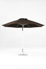 11 Ft Octagonal Frankford Patio Umbrella- Pulley Lift- Matte White Frame
