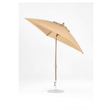 7.5 Ft Frankford Square Patio Umbrella- Crank Auto-Tilt- Matte Bronze Frame