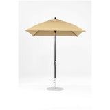 7.5 Ft Square Frankford Patio Umbrella- Crank Lift- Matte Black Frame