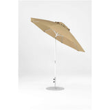 9 Ft Octagonal Frankford Patio Umbrella- Crank Auto-Tilt- Matte White Frame