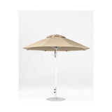 9 Ft Octagonal Frankford Patio Umbrella- Pulley Lift- Matte White Frame