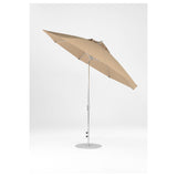 11 Ft Octagonal Frankford Patio Umbrella- Crank Auto-Tilt- Matte Silver Frame