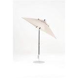 6.5 Ft Frankford Square Patio Umbrella- Crank Auto-Tilt- Matte Black Frame