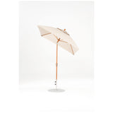 6.5 Ft Frankford Square Patio Umbrella- Crank Auto-Tilt- Wood Grain Frame