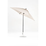 7.5 Ft Frankford Square Patio Umbrella- Crank Auto-Tilt- Matte Black Frame