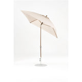 7.5 Ft Frankford Square Patio Umbrella- Crank Auto-Tilt- Matte Bronze Frame