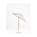 7.5 Ft Octagonal Frankford Patio Umbrella- Crank Auto-Tilt- Matte Bronze Frame