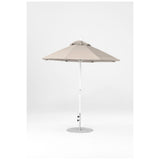 7.5 Ft Octagonal Frankford Patio Umbrella- Crank Lift- Matte White Frame