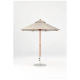 7.5 Ft Octagonal Frankford Patio Umbrella- Crank Lift- Wood Grain Frame