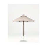7.5 Ft Octagonal Frankford Patio Umbrella- Pulley Lift- Matte Bronze Frame