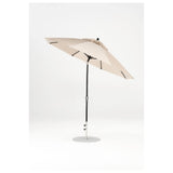 9 Ft Octagonal Frankford Patio Umbrella- Crank Auto-Tilt- Matte Black Frame