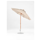 9 Ft Octagonal Frankford Patio Umbrella- Crank Auto-Tilt- Wood Grain Frame