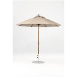 9 Ft Octagonal Frankford Patio Umbrella- Crank Lift- Matte Bronze Frame