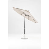 11 Ft Octagonal Frankford Patio Umbrella- Crank Auto-Tilt- Matte Black Frame