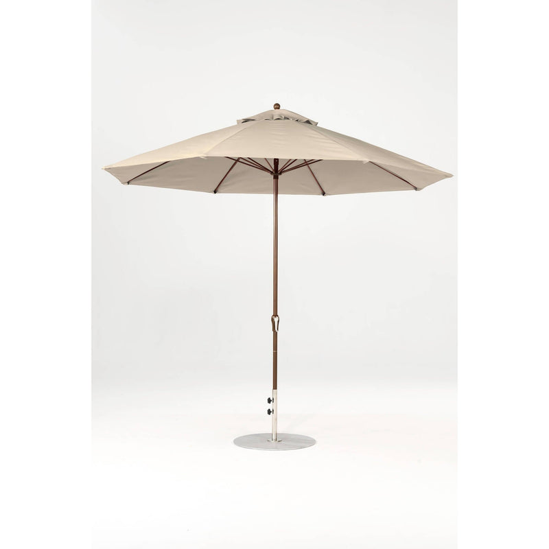 11 Ft Octagonal Frankford Patio Umbrella- Crank Lift- Matte Bronze Frame