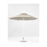 11 Ft Octagonal Frankford Patio Umbrella- Crank Lift- Matte White Frame