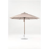 11 Ft Octagonal Frankford Patio Umbrella- Pulley Lift- Matte Bronze Frame