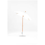 6.5 Ft Frankford Square Patio Umbrella- Crank Auto-Tilt- Wood Grain Frame