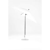 7.5 Ft Frankford Square Patio Umbrella- Crank Auto-Tilt- Matte Black Frame