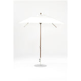 7.5 Ft Square Frankford Patio Umbrella- Crank Lift- Matte Bronze Frame