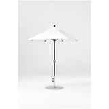 7.5 Ft Octagonal Frankford Patio Umbrella- Crank Lift- Matte Black Frame