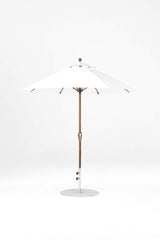 7.5 Ft Octagonal Frankford Patio Umbrella- Crank Lift- Matte Bronze Frame