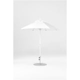 7.5 Ft Octagonal Frankford Patio Umbrella- Crank Lift- Matte White Frame