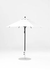7.5 Ft Octagonal Frankford Patio Umbrella- Pulley Lift- Matte Black Frame