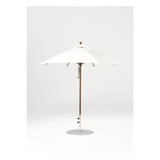 7.5 Ft Octagonal Frankford Patio Umbrella- Pulley Lift- Matte Bronze Frame