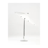 9 Ft Octagonal Frankford Patio Umbrella- Crank Auto-Tilt- Matte Black Frame