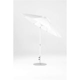 9 Ft Octagonal Frankford Patio Umbrella- Crank Auto-Tilt- Matte White Frame