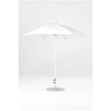 9 Ft Octagonal Frankford Patio Umbrella- Crank Lift- Matte White Frame
