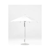 9 Ft Octagonal Frankford Patio Umbrella- Pulley Lift- Matte Silver Frame