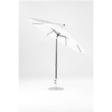 11 Ft Octagonal Frankford Patio Umbrella- Crank Auto-Tilt- Matte Black Frame