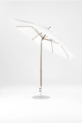 11 Ft Octagonal Frankford Patio Umbrella- Crank Auto-Tilt- Matte Bronze Frame