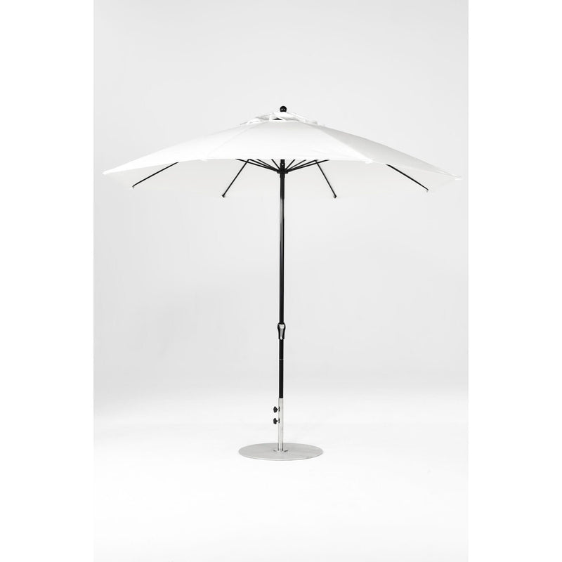 11 Ft Octagonal Frankford Patio Umbrella- Crank Lift- Matte Black Frame